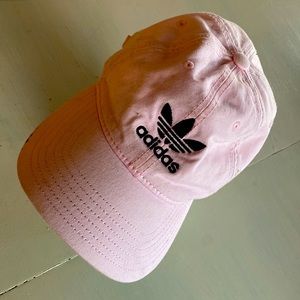Pink adidas hat adjustable